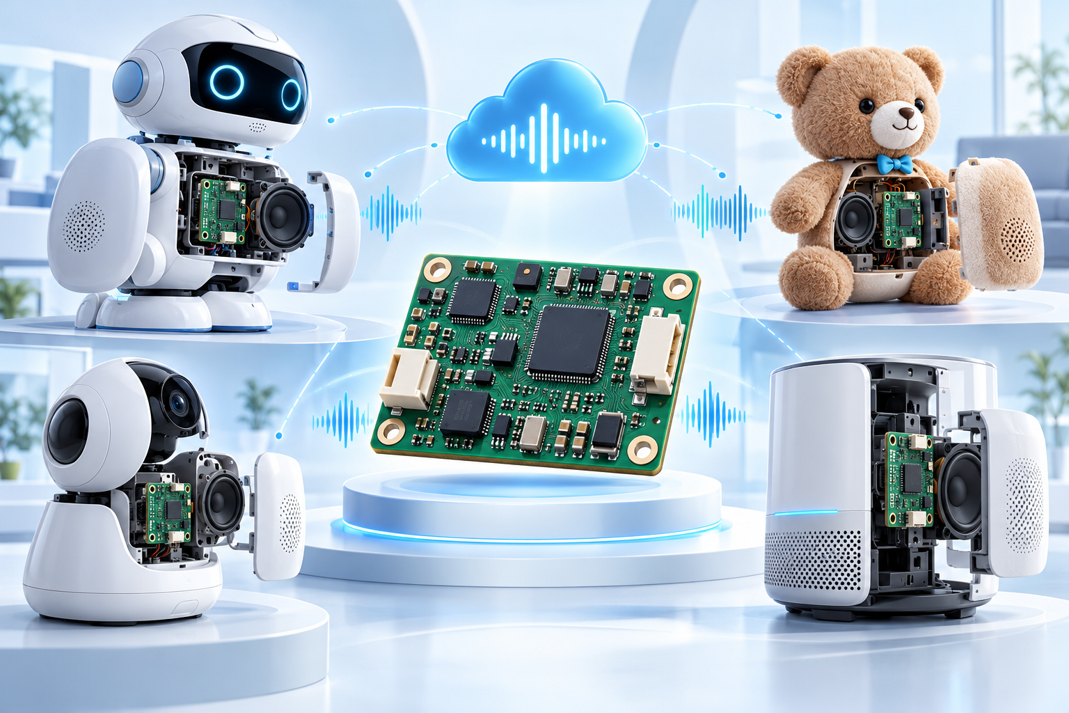 IP-bidirektionales Audiomodul und KI-Anbindung