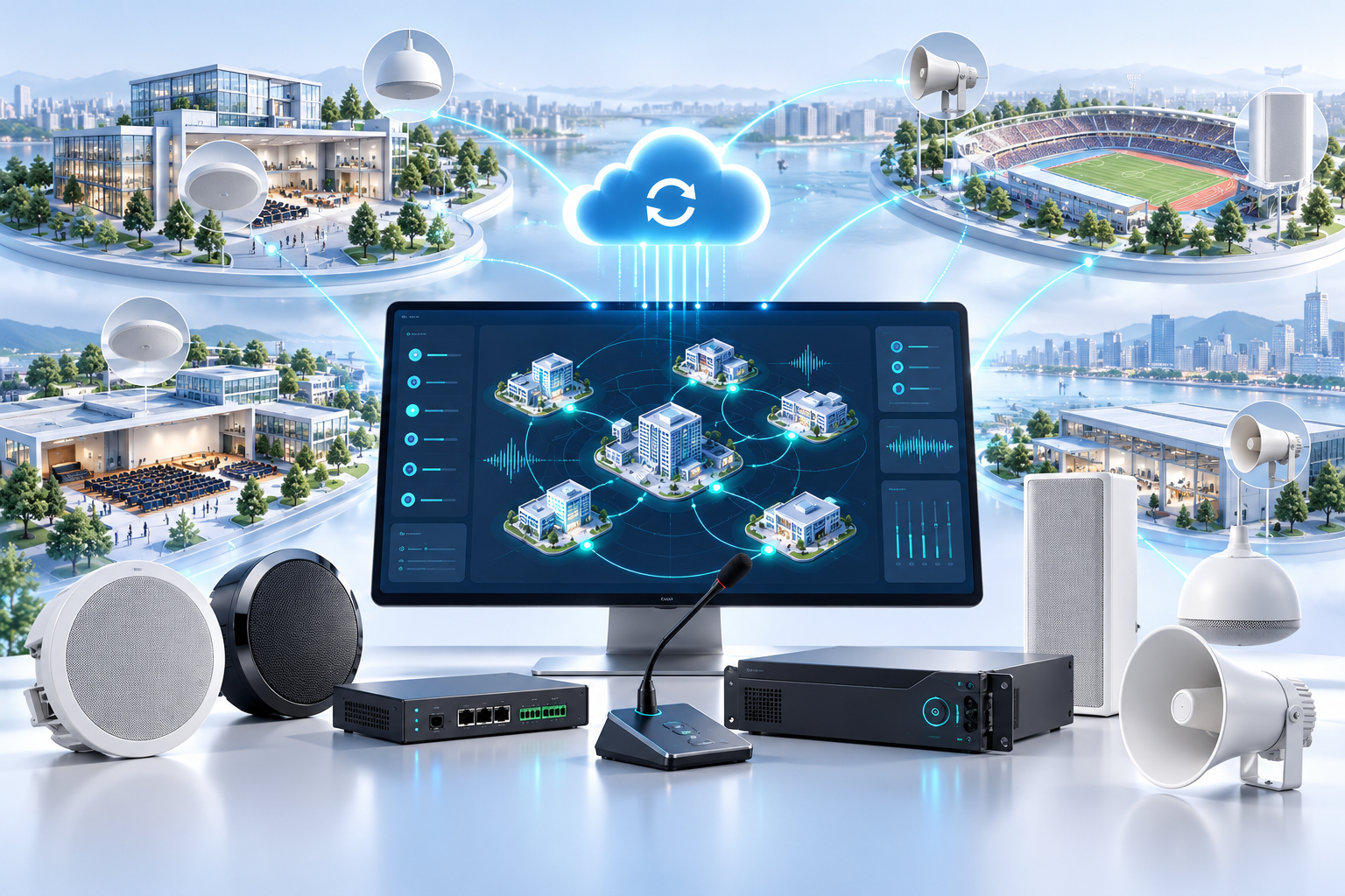 Geräte-Cloud und Audio-Mehrwertdienste